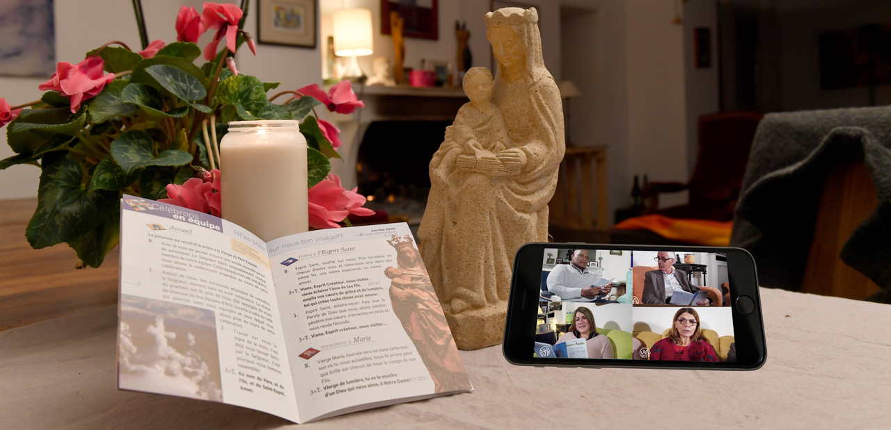 CONFINÉS, EN LIENS VIRTUELS MAIS BIEN RÉELS AVEC LES ÉQUIPES DU ROSAIRE !