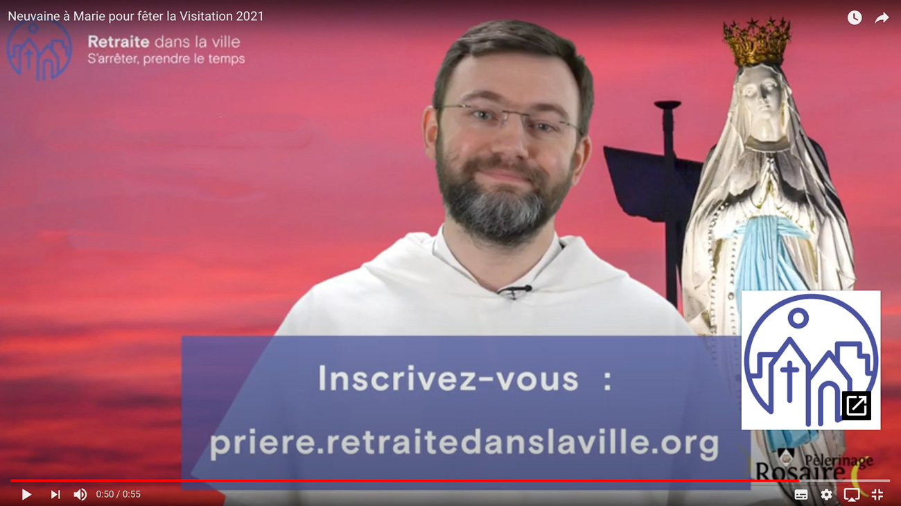 NEUVAINE À MARIE, DE LA PENTECÔTE À LA VISITATION AVEC <em>PRIERE DANS LA VILLE</em>