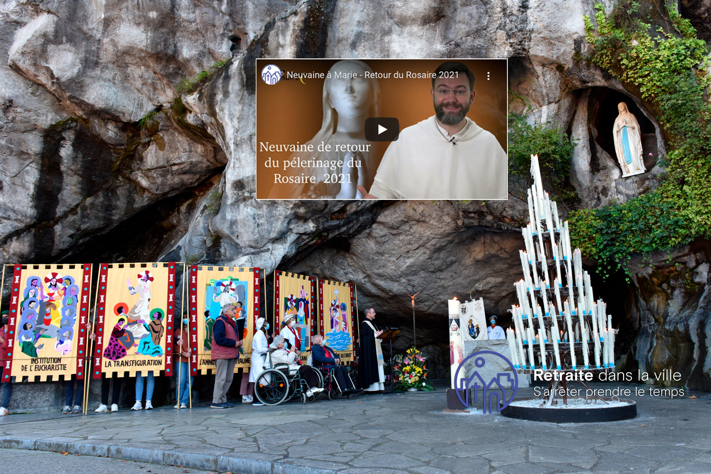 DE RETOUR DE LOURDES, PRIONS LA NEUVAINE À MARIE !