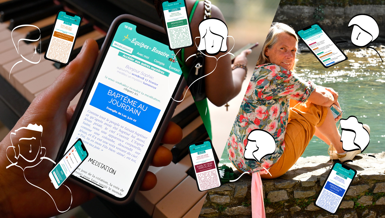 UNE APPLI SMARTPHONE  POUR MÉDITER VOTRE MYSTÈRE QUOTIDIEN !