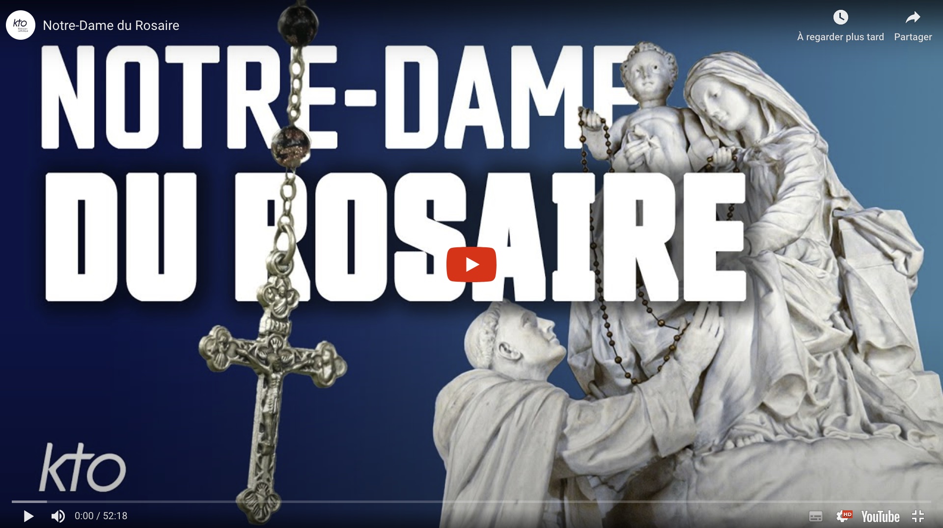 REPORTAGE DE KTO SUR NOTRE-DAME DU ROSAIRE… AVEC LA PARTICIPATION DES ÉQUIPES !